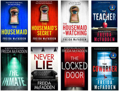 The Housemaid+The Housemaids(Secret+Watching)+Teacher+Inmate+Never Lie+Locked Door+Co-Worker(Paperback, Freida McFadden)