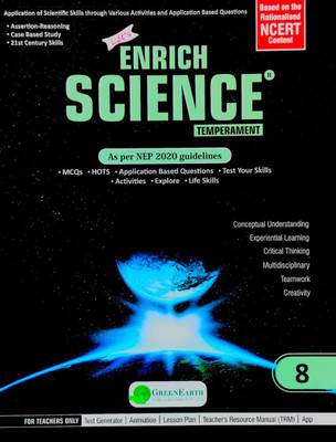 Let’s Enrich Science Class 8 | 2025 Latest Edition | NEP 2020 & NCF 2023 Aligned | Conceptual + Experiential Learning | Trusted By 10,000+ Teachers(Paperback, Shakuntala Datta, Sonu Gupta, Dr. Srishti Bhardwa)