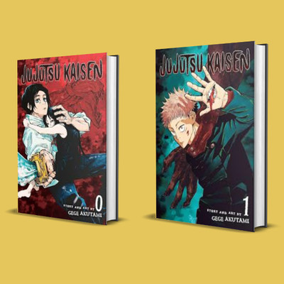 Combo Of 2 Books : Jujutsu Kaisen, Vol.0 & Vol. 1 (Manga)(Paperback, Akutami gege)