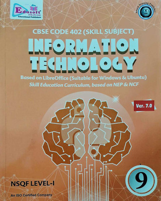 Edusoft Information Technology Level-1 Class -9 | CBSE Code 402 ( Skill Subject)(Paperback, David Singh)