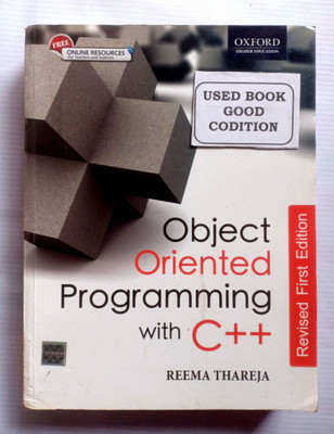 Object Oriented Programming With C++ (Old Used Book)(Paperback, REEMA THAREJA)