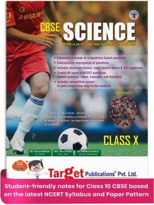 CBSE Class 10 Science Notes Book | HOTS, NCERT Exemplar, Textual And Intext Questions With Solutions | Chapterwise Previous Years Solved Questions And MCQs | Best Study Material For CBSE Based On New Paper Pattern | Physics, Chemistry And Biology(Paperback, Content Team at Target Publications)