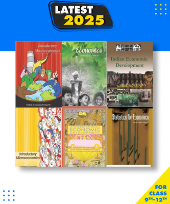 NCERT Economics Books Set Class 9 To 12 English Medium -Binded Books Hardcover, NCERT|New Latest Edition For 2025-2026(Hardcover, NCERT)