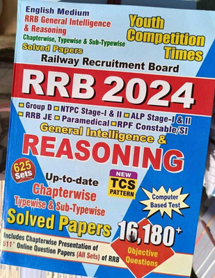 English Medium RRB Reasoning Solved Paper 2024(BOOK, Youth Competition Time's)