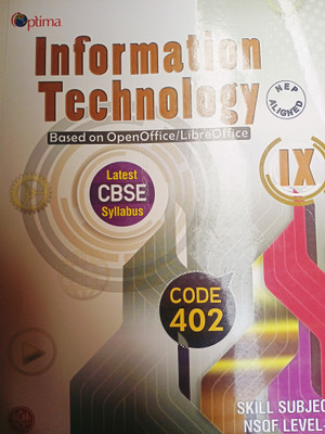 Optima Information Technology Code 402 Class 9 ( NEP Aligned ) Latest CBSE Syllabus Skill Subject NSQF Level-1(Paperback, BHAWANA PURI)