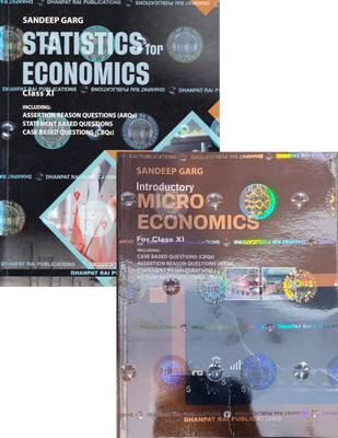 Sandeep Garg Class 11 Economics 2025-26 CBSE Examinations (Latest Updated Edition Of Micro Economics Class 11 & Statistics For Economics Class 11) Class 11 Economics Combo Of Two Books(Paperback, Sandeep Garg)