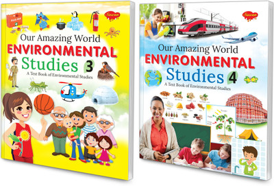 Pack Of 2 Our Amazing World Environmental Studies - 3 & 4 | As Per NEP 2020 Guidelines And The NCERT Syllabus | By Sawan(Paperback, Sawan)