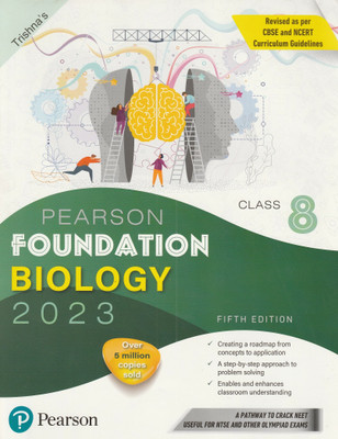 Cbse Pearson Iit Foundation Biology Class 8 2023 Pearson India Education Services Pvt. Ltd(Paperback, TRISHNA' S)