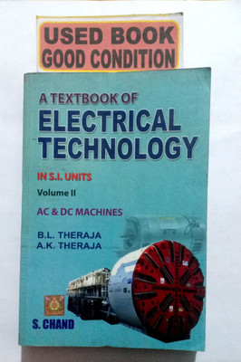 A Textbook Of Electrical Technology Vol-Ii Ac & Dc Machines (Old Book)(Paperback, B. L. Theraja, A. K. Theraja)