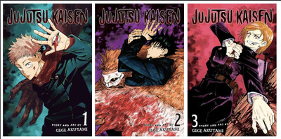 Jujutsu Kaisen Vol. 1–3 (Set Of 3 Books)(Paperback, Gege Akutami)