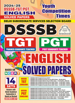2024-25 DSSSB TGT/PGT English Solved Papers This Book Contains TGT Previous Years Solved Questions From 2014 To 2021 Shift-I, II And III And PGT Previous Years Solved Papers From 2014 To February 2024 Shift-I And II 240 495 E(Paperback, YCT EXPERT TEAM) 2024-25 DSSSB TGT/PGT English Solved Papers This Book Contains TGT Previous Years Solved Questions From 2014 To 2021 Shift-I, II And III And PGT Previous Years Solved Papers From 2014 To February 2024 Shift-I And II 240 495 E(Paperback, YCT EXPERT TEAM)