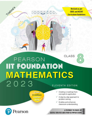 IIT Foundation Mathematics Class 8 - 11th Edition - 2023(Paperback, Trishna)