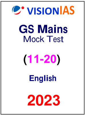 Vision IAS GS Mains 10 Mock Test English For UPSC 2023(Paperback, Vision IAS)
