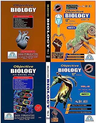 Dr. Ali Objective Biology For NEET 2022-2023 (12th Edition) (Set Of 2) Perfect Paperback – 4 February 2023(Paperback, by Dr Ali (Author))
