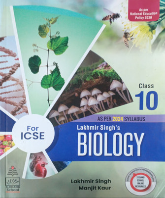 ICSE Biology Class 10(Pepper back, Lakshmi singh)
