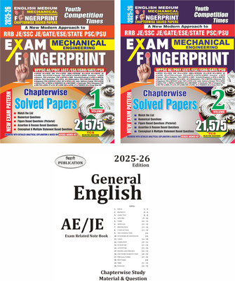 Mechanical Finger Print Vol.1, 2 Previous Year Chapterwise Solved Papers + BP English(Paperback, YCT)