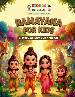 Ramayana Stories For Young Readers | Illustrated Mythological Adventure Book For Children | Cultural Epic Tales With Moral Lessons | Picture Storybook For Early Learning | English Edition(Paperback, Kiddos Intellect 6)