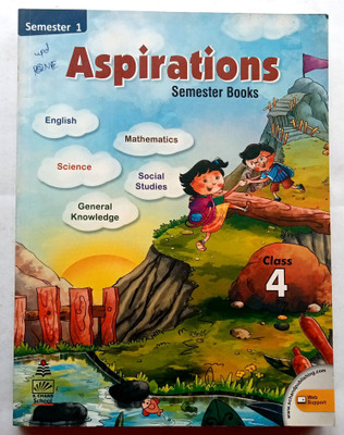 Aspirations Semester Books Semester-1 Class-4(Old Book)(Paperback, Alka Rai)