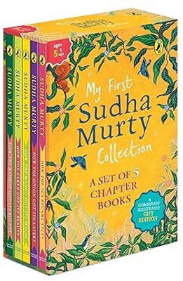 My First Sudha Murty Collection: A Set Of 5 Chapter Books | Gift This Full Colour, Illustrated Storybooks Set To Children Paperback – 25 June 2023(Paperback, Sudha Murty)
