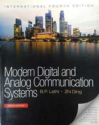( USED - SECOND HAND ) Modern Digital & Analog Communication Systems(Paperback, B.P. Lathi, Zhi Ding)