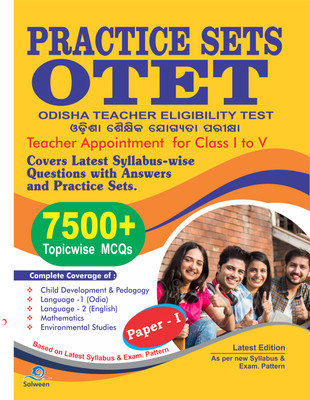 OTET Paper-I Practice Sets Book | English Medium | 7500+ Topicwise MCQs | Class I To V Teacher | Salween Publication | Latest Edition (Paperback, SALWEEN GROUP OF WRITERS)(Paperback, salween editors)