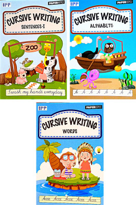 Cursive Handwriting Practice Books. English Cursive Writing Practice Books For Kids. Set Of 3 Books.To Practice English Cursive Capital Alphabets, Cursive Words And Cursive Sentences For Kids(Paperback, Unknown) Cursive Handwriting Practice Books. English Cursive Writing Practice Books For Kids. Set Of 3 Books.To Practice English Cursive Capital Alphabets, Cursive Words And Cursive Sentences For Kids(Paperback, Unknown)