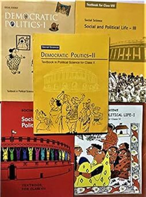 NCERT Textbooks Political Science 6th To 10th In ENGLISH Medium (Political Science) Combo 2025-26 Edition(Paperback, N..C..E...R...T)