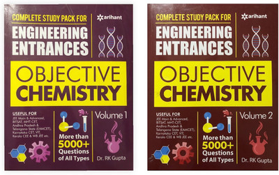 Objective Chemistry Volume 1 & 2 For Engineering Entrances (More Than 5000+ Question Of All Types) SET OF 2 BOOK(Paperback, R K GUPTA)
