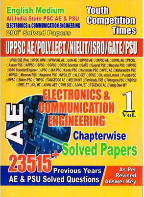 All India State Psc Ae & Psu Electronics & Communication Engineering 206+ Solved Paper(Ae Vol-1) English Medium(Paperback, Youth Competition Times)