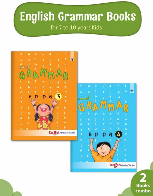 Nurture English Grammar And Composition Books For Kids | 7 To 10 Year Old | Practice Exercises With Colourful Pictures For Primary Children | Book 3 And 4 - Set Of 2 Books(Paperback, Content Team at Target Publications)