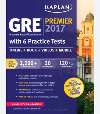 GRE Premier 2017 With 6 Practice Tests - Online + Book + Videos + Mobile(Paperback, unknown)