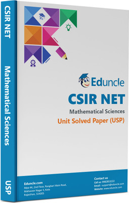 CSIR NET Mathematical Sciences USP (Unit Wise Solved Papers) By Eduncle(Perfect Paper Back, Eduncle)