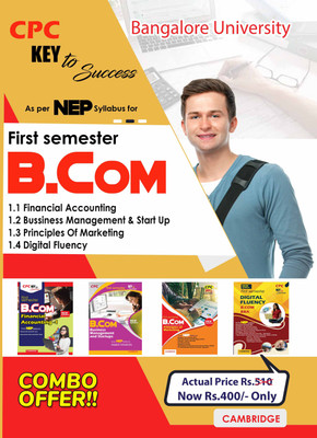 NEP B.COM First Semester Bangalore University COMBO SET(Paperback, CPC)