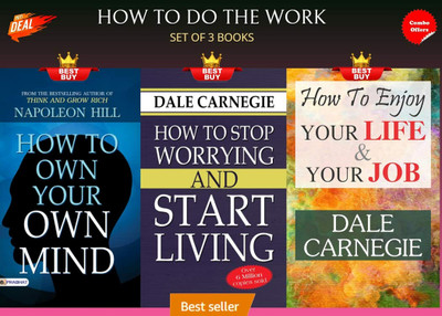 How To Do The Work Combo: Set Of 3 Books(Paperback, Dale Carnegie;Napoleon Hill;)