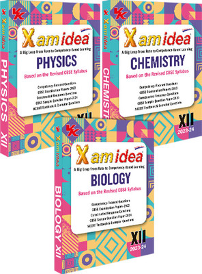 Xam Idea Bundle Set Of 3 (Physics, Chemistry And Biology) Class 12 Book | CBSE | Chapterwise Question Bank | NCERT Questions Include | 2023-24 Exam(Paperback, Xamidea Editorial Board) Xam Idea Bundle Set Of 3 (Physics, Chemistry And Biology) Class 12 Book | CBSE | Chapterwise Question Bank | NCERT Questions Include | 2023-24 Exam(Paperback, Xamidea Editorial Board)
