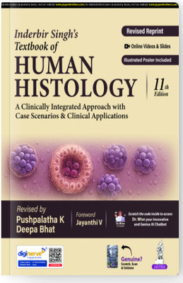 Inderbir Singh's Textbook Of Human Histology(Paperback, PUSHPALATHA K)