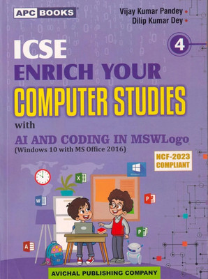 ICSE Enrich Your Computer Studies With AI And Coding In Scratchjr Class-4(Paperback, Vijay Kumar Pandey, Dilip Kumar Dey)