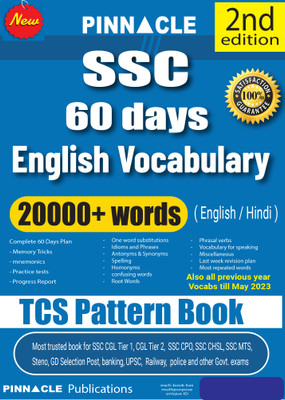 Pinnacle SSC 60 Days English Vocabulary(Paperback, Pinnacle Publications)