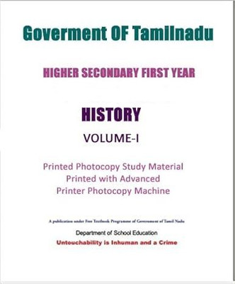Tamilnadu State Board History Book 11th And 12th Standard Volume 1 & 2 In English Paperback(Paperback, Govt. of Tamilnadu)