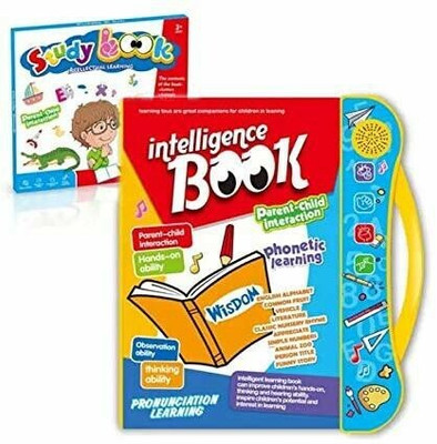 Kids Musical Learning Study Book With Numbers, Letters, Animals, Relationships, Poems For 3 Years Old Kids(Card board, INDHRANI GARMENTS)