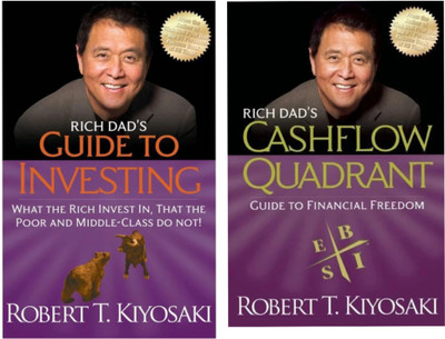 Pack Of 2 Books Rich Dad's Guide To Investing And Rich Dad's Cashflow Quadrant(Paperback, Robert T Kiyosaki)