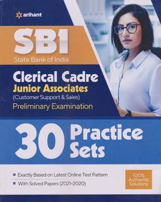 Arihant Sbi Clerical Cadre Junior Associates Customer Support & Sales Preliminary Examination (30 Practice Sets)(Paperback, ARIHANT EXPERT TEAM)