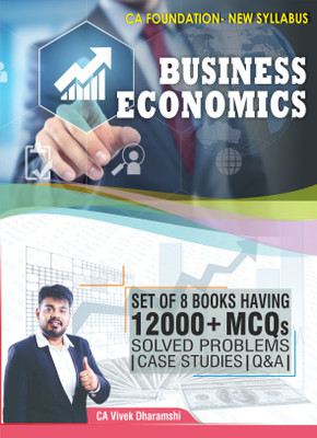 Connex CA Foundation Business Economics | Set Of 2 Books I More Than 2,600 MCQs | 2026 Edition | Largest Question Bank In India(Perfect Paperback, CA Vivek Dharamshi)