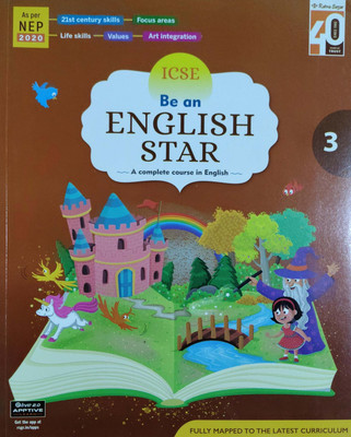 ICSE Be An English Star A Complete Course In English Class 3(Pepper back, Uma Raman)
