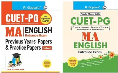 CUET-PG : MA English Entrance Exam Guide & CUET-PG: M.A. English (Test Paper Code PGQP05) – Previous Years’ Papers & Practice Papers (Solved)(Paperback, RPH Editorial Board)