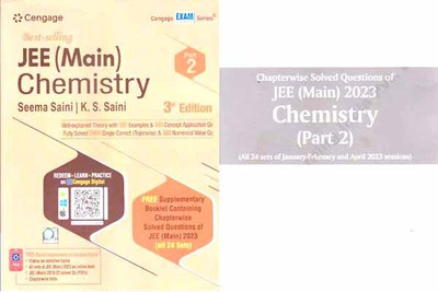 Cengage Jee (Main) Chemistry With Due Part (Part -2) [3 Rd Edition] By Seema Saini & K. S. Saini(Paperback, SEEMA SAINI & K. S. SAINI)