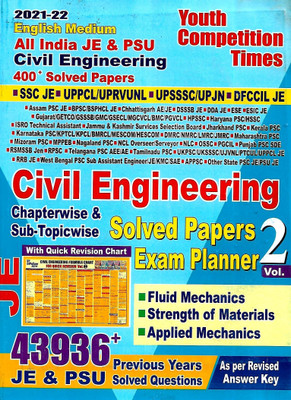 Civil Engineering Chapterwise 43936+ Solved Papers Vol-2 English Medium Youth Competition Times Publications Pvt. Ltd(PAPERBCAK, Gujarati, HARI OM SONI) Civil Engineering Chapterwise 43936+ Solved Papers Vol-2 English Medium Youth Competition Times Publications Pvt. Ltd(PAPERBCAK, Gujarati, HARI OM SONI)