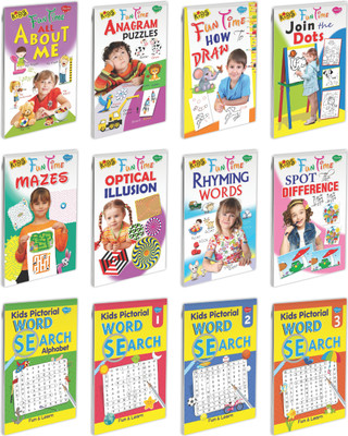 My First Learning Activity Pack | Set Of 12 Exciting Activity Books Product Bundle | Super Jumbo Combo For Collecters And Library Activity Books(Paperback, Manoj Publications)