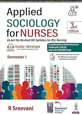 Applied Sociology For Nurses (Semester-1)(Paperback, R Sreevani)