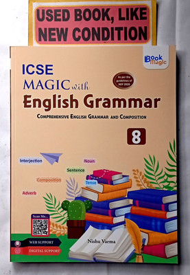 Icse Magic With English Grammar Class- 8 (Old Book)(Paperback, Nishu Varma)